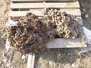 Qty of Tire Chains w/ 1/2 In. Chain, Air Hose