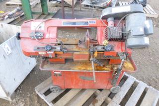 Force International Hydraulic Metal Cutting Band Saw, Model UE-712, Size 7 - 12 In., 120V, 9A, 60 Hz, S/N 901714