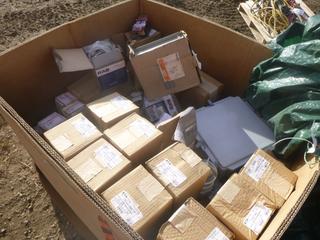 Assortment of Electrical Components, Control Transformers, LED Lights, Enclosures