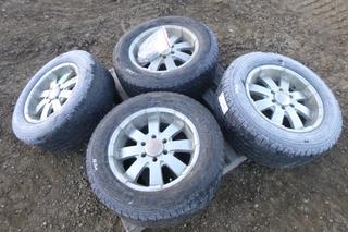 (4) Goodyear Tires on Rims, 6-Bolt, 265/60R18