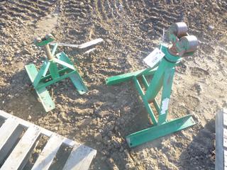 (2) Greenlee Ratchet-Type Reel Stand