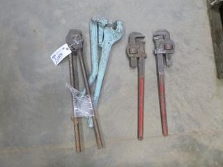 (2) Pipe Wrenches, (2) Banding Tools (Y-3-2)