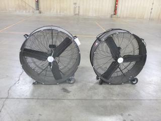 (2) Pronghorn Drum Fans, Model HVD-36A