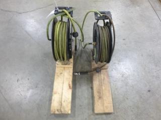 (2) Hose Reels With Hose