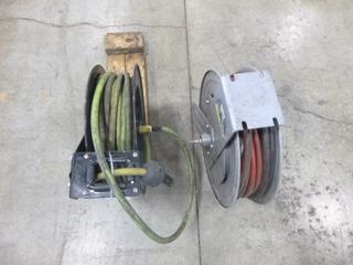 (2) Hose Reels With Hose