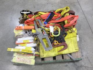 Qty of Slings and Ratchet Straps