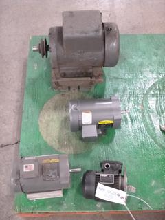 (3) Baldor-Reliance Industrial Motor With (1) Lafert Motor