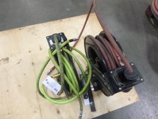 (2) Air Hose Reel With Hose