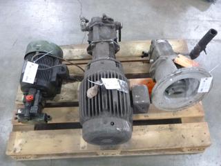 Little King Hydraulic Pump With Three-Phase Induction Motor, Baldor Industrial Motor and Hydraulic Pump With Coupling and Housing