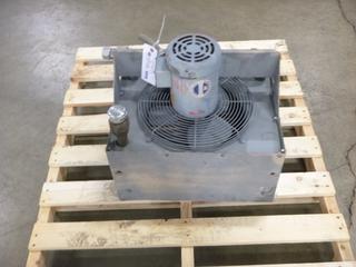 Hydraulic Oil Cooler With Baldor Electric Motor