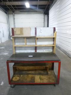 Work Bench With Lower And Upper Shelves, 49 In. x 25.5 In. x 59 In.