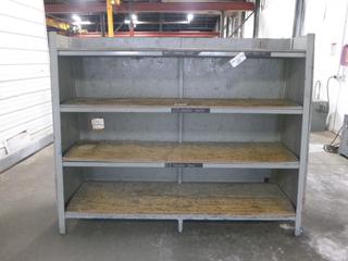 Four-Tier Shelfing Unit, 82 In. x 25.5 In. x 65 In.