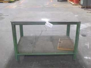 Work Bench With Bottom Shelf, 48.5 In. x 35 In. x 33.25 In.