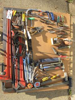 Qty of Hand Tools: Levels, Measuring Tapes, Wrenches, Hammers, Pliers, Saws, Caulking Gun, Screwdrivers, Etc.