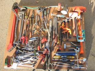Qty of Hand Tools: Wrenches, Hammers, Pliers, Vice Grips, Caulking Gun, Screwdrivers, Utility Knives, Etc.