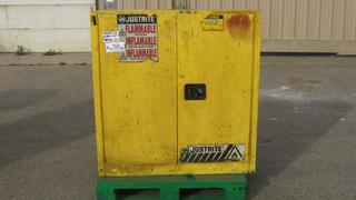 Justrite Flammable Storage Cabinet, 18 In. x 43 In. x 44 In.