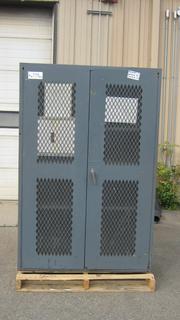 Durham Industrial Storage Cabinet, 24 In. x 48 In. x 73 In.