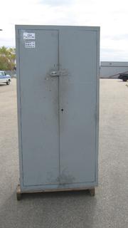 Industrial Storage Cabinet, 20 In. x 36 In. x 73 In.
