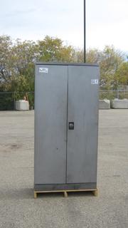 Industrial Storage Cabinet, 18 In. x 36 In. x 73 In.