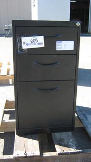 3-Drawer Desk Storage / Filing Cabinet, 19 In. (D) x 15 In. (W) x 27 In. (H)