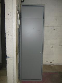 (3) Laundry Hampers, (2) 2.5 Ft. (W) x 21.5 In. (L) x 81 In. (H), (1) 16 (W) x 21.5 In. (L) x 81 In. (H)