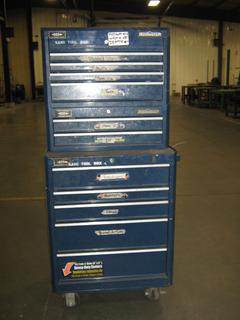 Mastercraft Tool Box on Wheels, 18 In. (L) x 28 In. (W) x 60 1/2 In. (H)