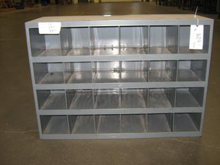 Bolt Bin Organizer, 12 In. (L) x 34 In. (W) x 24 In. (H)