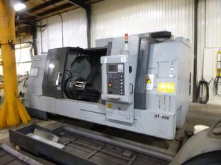 2012 Accuway CNC Machine, Model UT-400, SN 9856008, With Chip Conveyor, Includes 3 Jaw Chuck, Multi-Tool Turrent, 3Phase 220V. *Note: Still In Use June 2021* PL#11 *Buyer Responsible For Loadout*