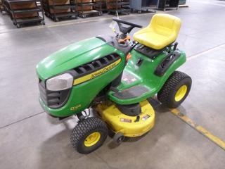 John Deere D105 Ride On Lawn Tractor, John Deere 17.5 HP Engine, Showing 34 Hrs., PIN 1GXD105AVHH810001