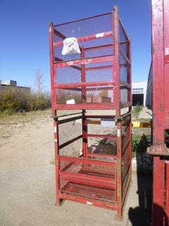(2) Metal Cages, 4 Ft. x 3 Ft. 5 In. x 4 Ft. 6 In.