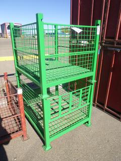 (2) Metal Cage, 40 1/2 In. x 34 1/4 In. x 33 In.