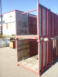 (2) Metal Crates, 34 In. x 51 In. x 54 In.