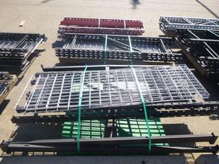 (3) Pallets of Metal Shelf Racking