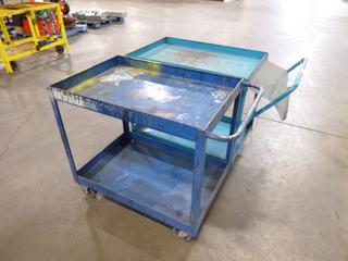 (2) Shop Carts, 3 Ft. x 2 Ft. x 2 Ft. 11 In.
