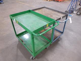 (2) Shop Carts, 3 Ft. x 2 Ft. x 2 Ft. 11 In.