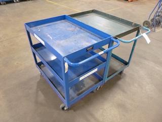 (2) Shop Carts, 3 Ft. x 2 Ft. x 2 Ft. 11 In.