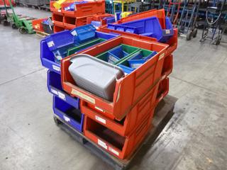 Pallet Containing Assorted Stackable Containers