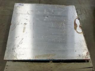 Aluminum Plate, 40 In. x 40 In. x 1 In.