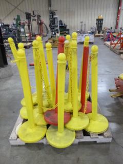 Qty of Plastic Barriers