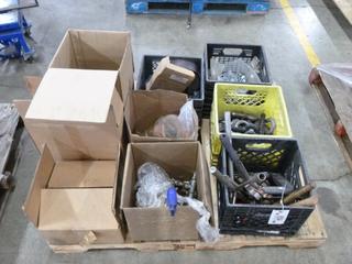 Qty of Misc. Hardware And Tools: Lifting Clevises, Valves, Tools, Etc.