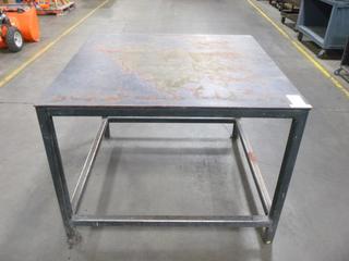 Shop Table, 4.5 Ft. x 4.5 Ft. x 3.5 Ft.