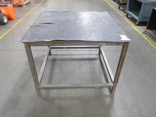 Shop Table, 4.5 Ft. x 4 Ft. x 3 Ft. 1 In.