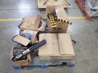 Pallet Containing Qty of Misc. Items: 4,000 W Wall Heater, Chain, Vinyl Wall Base, Etc.