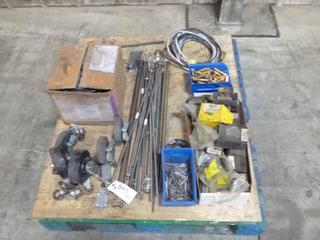 Qty of Misc. Items: Extension Cords, Castors, Pull Dowels, Etc.