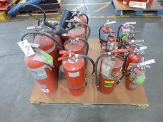 Qty of Various Fire Extinguishers