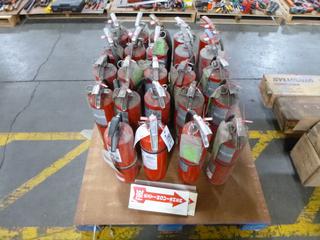 Qty of Various Fire Extinguishers