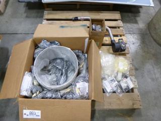 Pallet Containing Misc. CNC Machine Parts