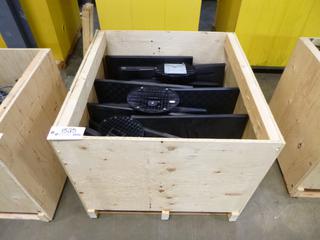 Crate of Assorted Monitors. *Note: No Cords*