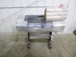 HP Design jet T1120 Printer, Factory Model CK837A, SN MY92A1C033 With Qty of Misc. Printing Supplies