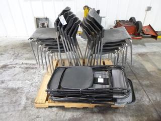 Qty of Stacking And Folding Chairs
